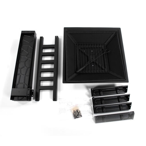 Outdoor Modern Square Patio Fire Pit Table - Image 8