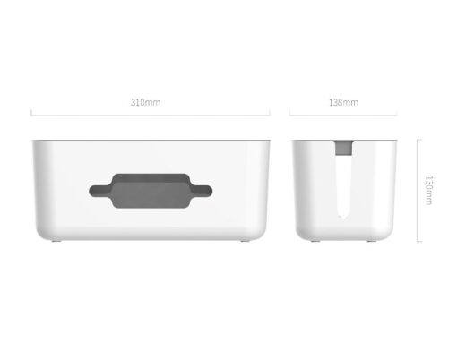 Premium Desk Cable/Cord Organizer Box - Image 3