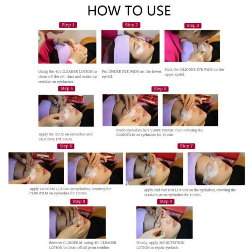 Premium Eyelash Perm Lift And Tint Kit - Image 7