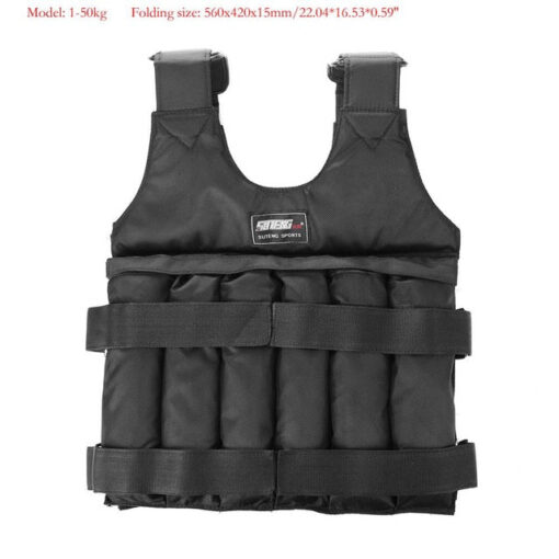 Adjustable Workout Weighted Running Vest - Image 5