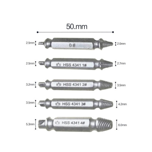 Screw and Broken Bolt Extractor Set - Image 7