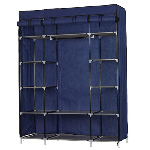 Portable Wardrobe Clothes Closet Heavy Duty Storage Organizer - Image 5