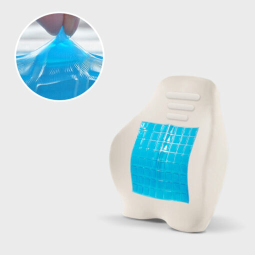 Car Seat Lumbar Back Support Pillow Cushion & Headrest - Image 4