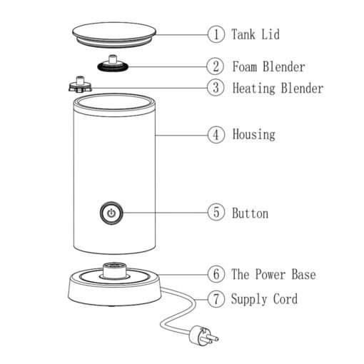 Electric Milk Frother - Image 4