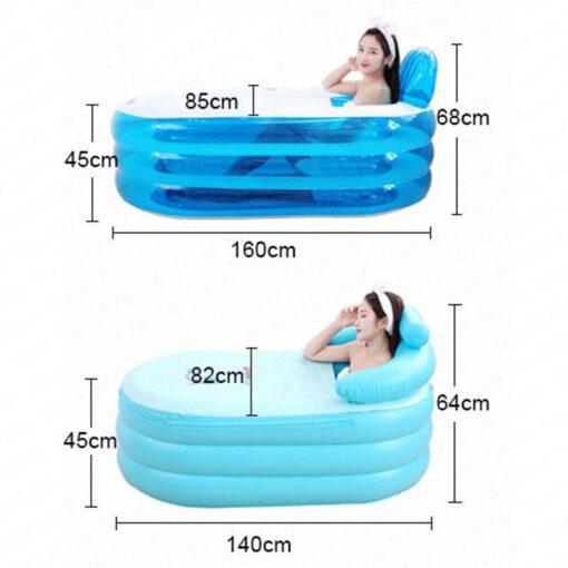 Portable Stand Alone Inflatable Bathtub For Adults - Image 6
