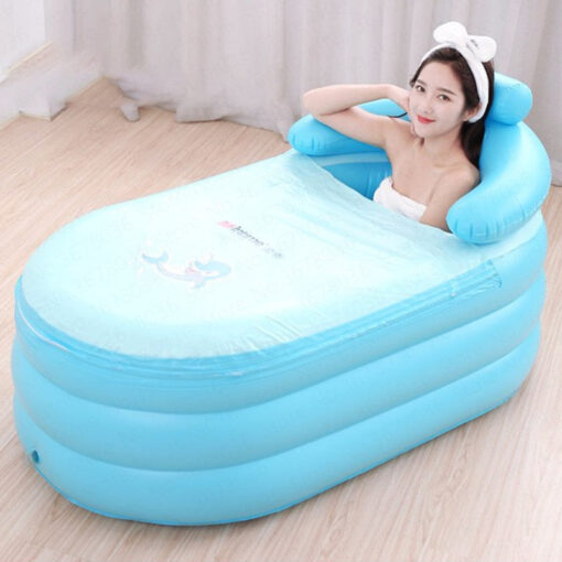 Portable Stand Alone Inflatable Bathtub For Adults - Image 5