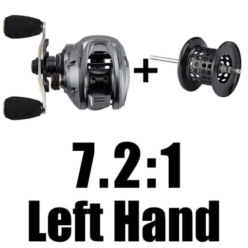 Premium Baitcaster Fisher Reel - Silver - Image 6