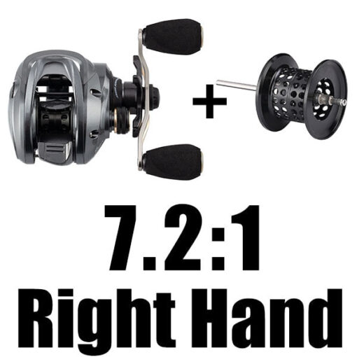 Premium Baitcaster Fisher Reel - Silver - Image 7