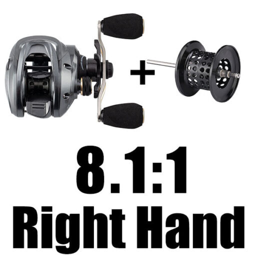 Premium Baitcaster Fisher Reel - Silver - Image 16