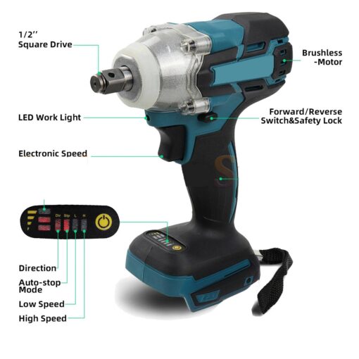 Electric Cordless Battery Impact Wrench - Image 5