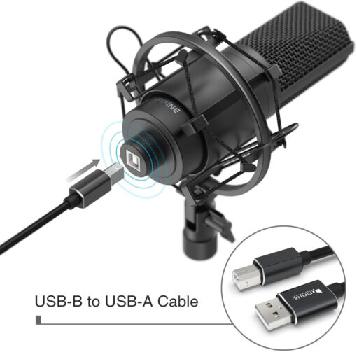 Premium USB Recording Studio Recording Microphone - Image 4