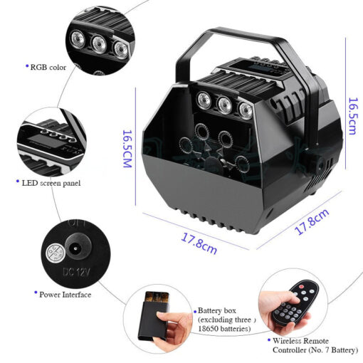 Premium Bubble Maker Blowing Machine - Image 5