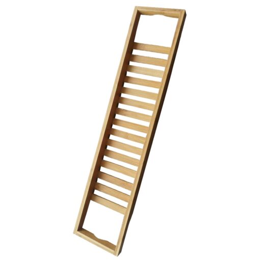 Wooden Bathtub Caddy Bamboo Tray - Image 3