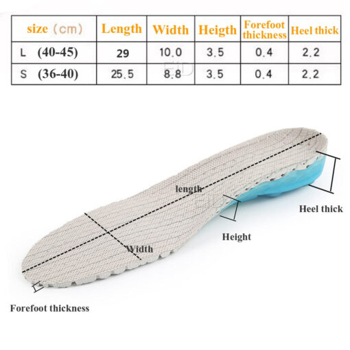 Plantar Fasciitis Arch Support Inserts For Flat Feet - Image 6