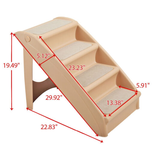 Heavy Duty Foldable Pet Stair Steps Ramp - Image 2
