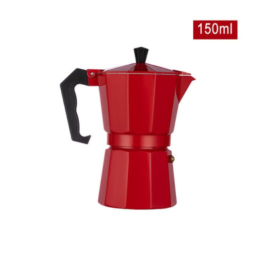 Aluminum Stovetop Moka Coffee Maker Espresso Pot - Image 2
