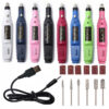 Portable Electric Nail File Drill Machine Kit