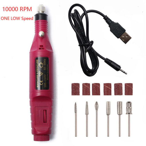 Portable Electric Nail File Drill Machine Kit - Image 6
