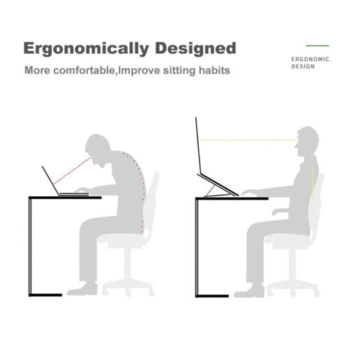 Adjustable Laptop Desk Stand Riser - Image 9