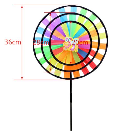 Colorful Garden Yard Wind Spinner - Image 2