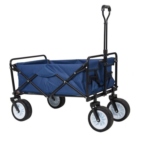 Heavy Duty Collapsible Folding Utility Beach Wagon All Terrain Cart - Image 7
