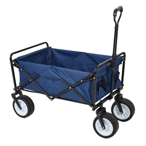 Heavy Duty Collapsible Folding Utility Beach Wagon All Terrain Cart - Image 2