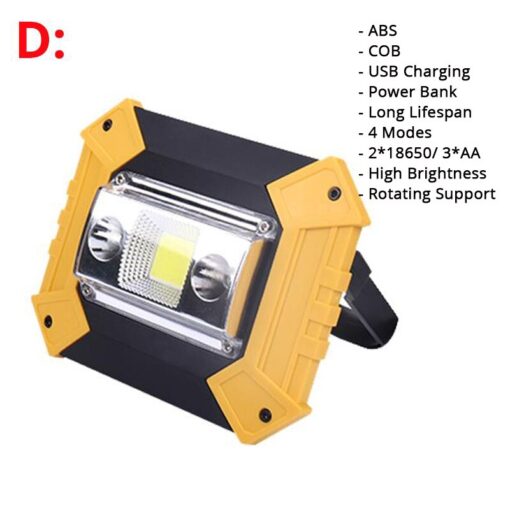 Portable LED Rechargeable Work Light - Image 4
