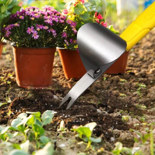 Premium Garden Weed Removal Tool Stainless Steel - Image 6
