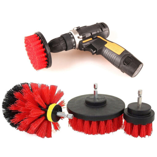 Premium Drill Cleaning Scrub Brush Power Scrubber Attachment Kit - Image 2