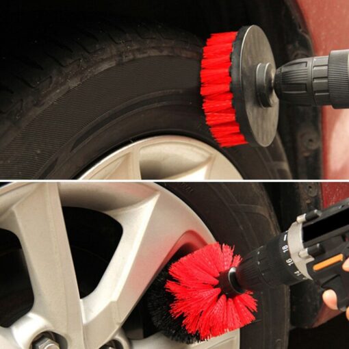 Premium Drill Cleaning Scrub Brush Power Scrubber Attachment Kit - Image 3