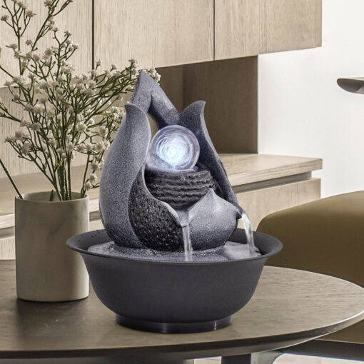 Resin Indoor Tabletop Water Fountain For Desktop - Image 8