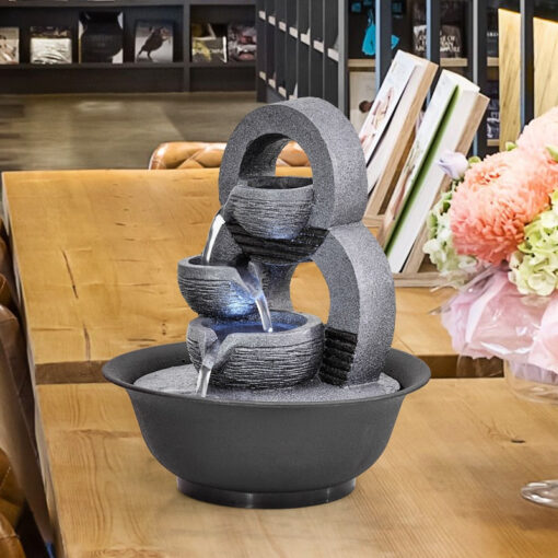 Resin Indoor Tabletop Water Fountain For Desktop - Image 6