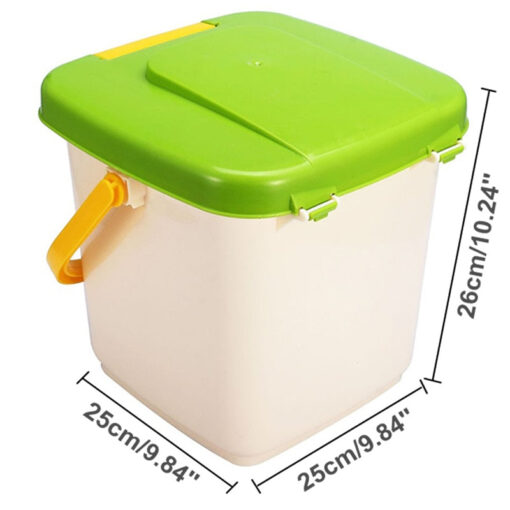 Large Kitchen Countertop Plastic Compost Tumbler Bin 12L - Image 2