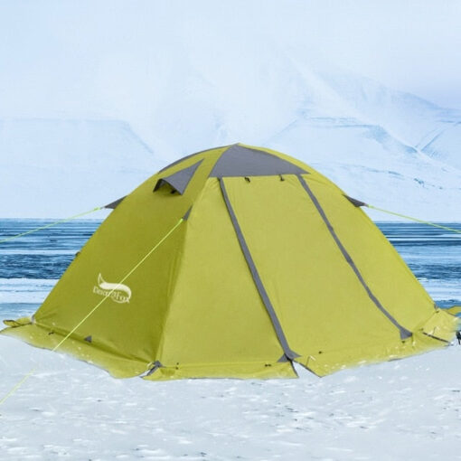 Heavy Duty Cold Weather Winter Camping Snow Tent - Image 2