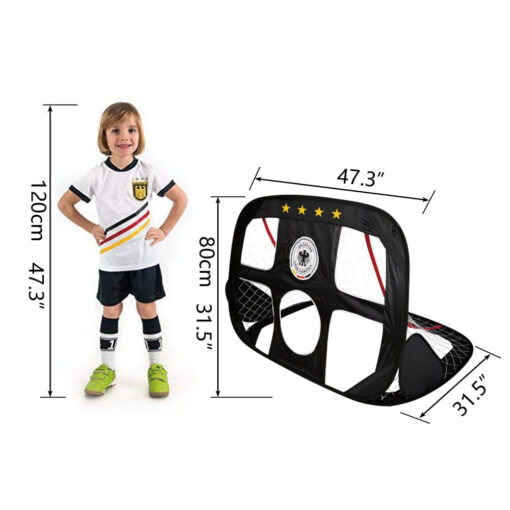 Mini Portable Backyard Pop Up Soccer Goal Net - Image 3