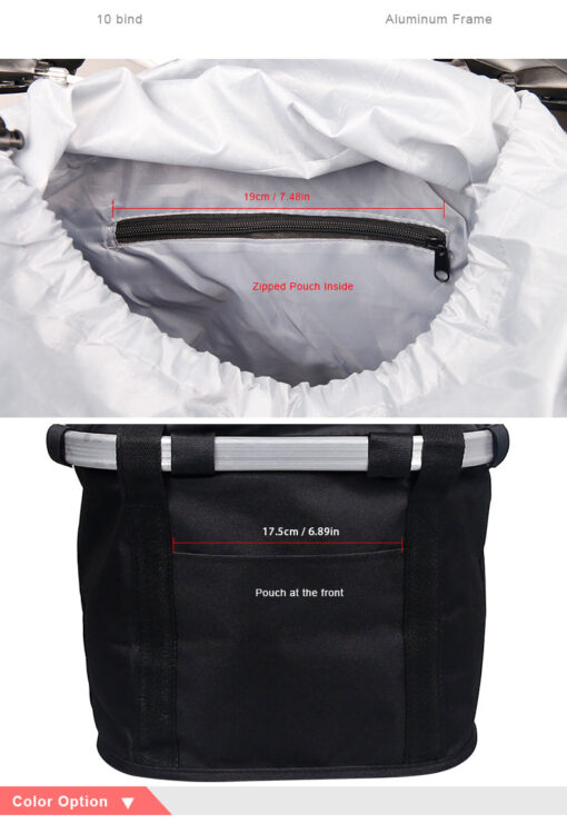 Premium Bicycle Storage Front Basket - Image 13