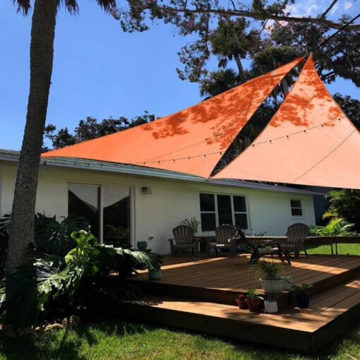 Waterproof Patio Triangle Sun Shade Sail Canopy - Image 5