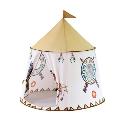 Kids Pop Up Indoor Play Tent Castle House - Image 4