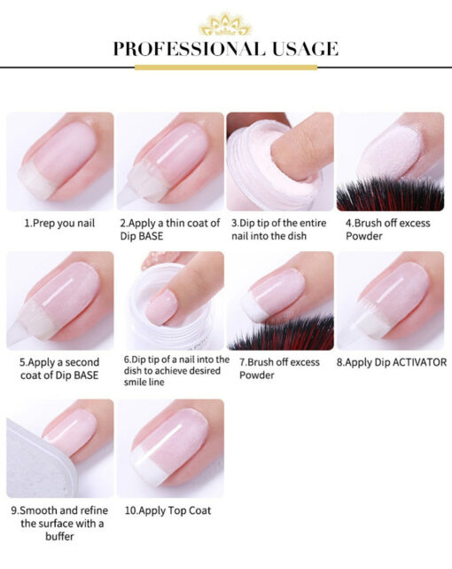 Premium Nail Dipping Powder Starter Kit - Image 7