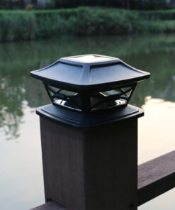 Outdoor Solar Fence Post Cap Light