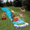 Long Kids Racing Home Water Slide 15'