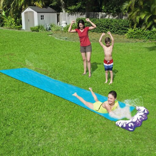 Long Kids Racing Home Water Slide 15' - Image 4
