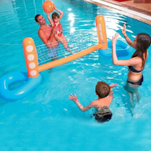 Floating Above Ground Swimming Pool Volleyball Net