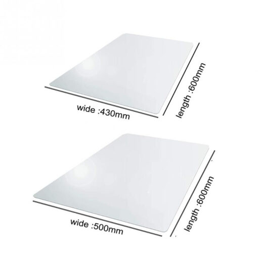 Transparent Office Rolling Computer Desk Chair Mat - Image 4