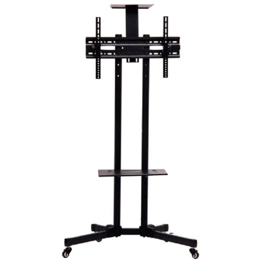 Premium Adjustable Universal Rolling Swivel TV Stand Cart - Image 3
