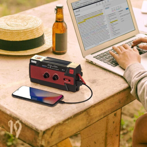 Heavy Duty Solar Powered Emergency Weather Alert Radio - Image 2