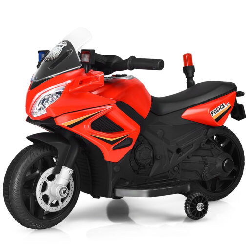 Kids Small Ride On Electric Police Motorcycle Bike - Image 2