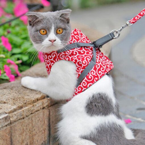 Escape Proof Cat Walking Vest Harness Leash - Image 2
