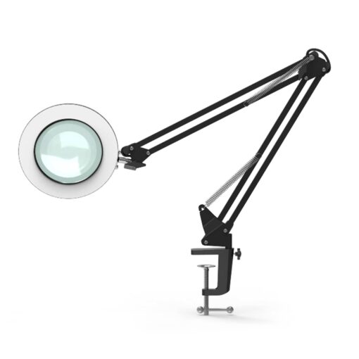 Flexible LED Lighted Magnifying Desk Glass Lamp - Image 2