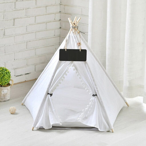 Large Pop Up Pet Dog Teepee Bed Tent - Image 11